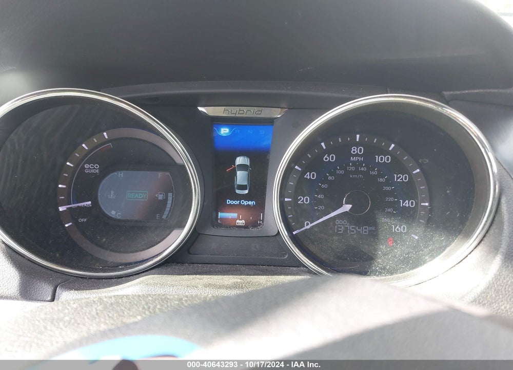 2013 HYUNDAI SONATA HYBRID LIMITED VIN: KMHEC4A42DA090379
