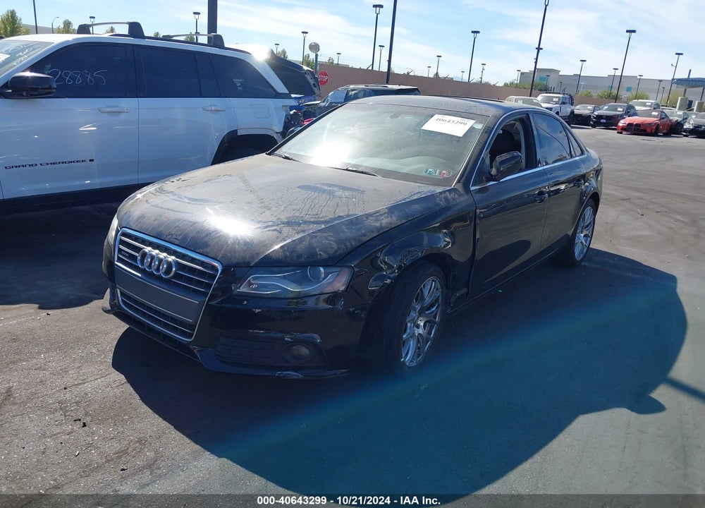 2011 AUDI A4 2.0T PREMIUM VIN: WAUFFAFL9BN029449