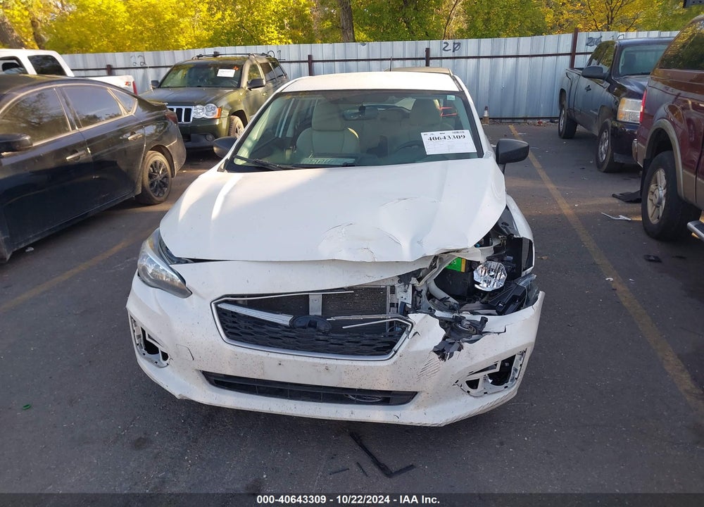 2019 SUBARU IMPREZA 2.0I VIN: 4S3GTAA60K3726344