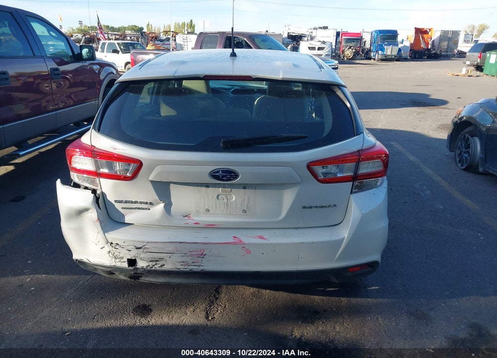 2019 SUBARU IMPREZA 2.0I VIN: 4S3GTAA60K3726344