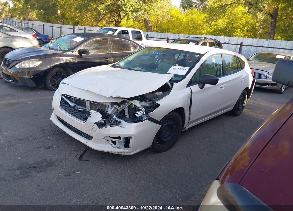 2019 SUBARU IMPREZA 2.0I VIN: 4S3GTAA60K3726344