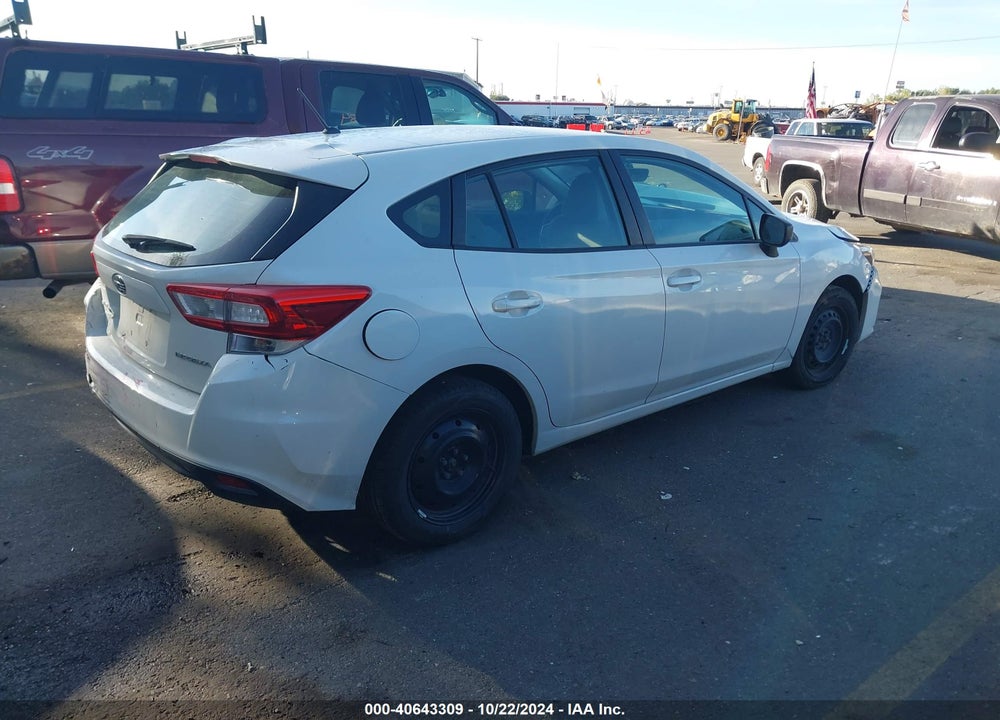 2019 SUBARU IMPREZA 2.0I VIN: 4S3GTAA60K3726344
