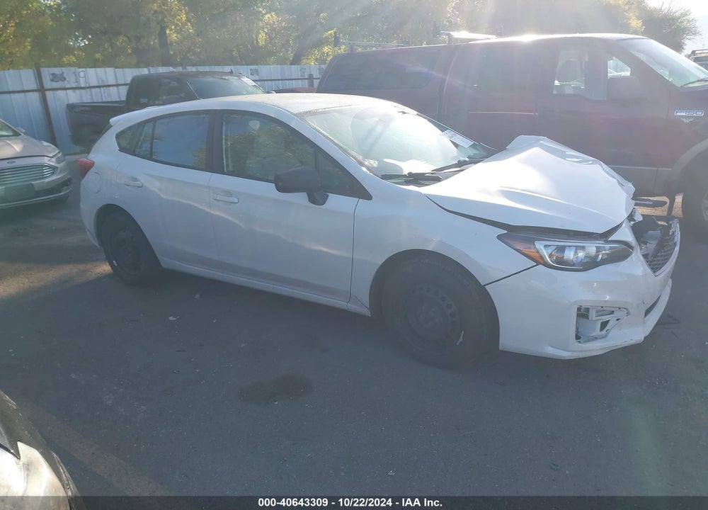 2019 SUBARU IMPREZA 2.0I VIN: 4S3GTAA60K3726344