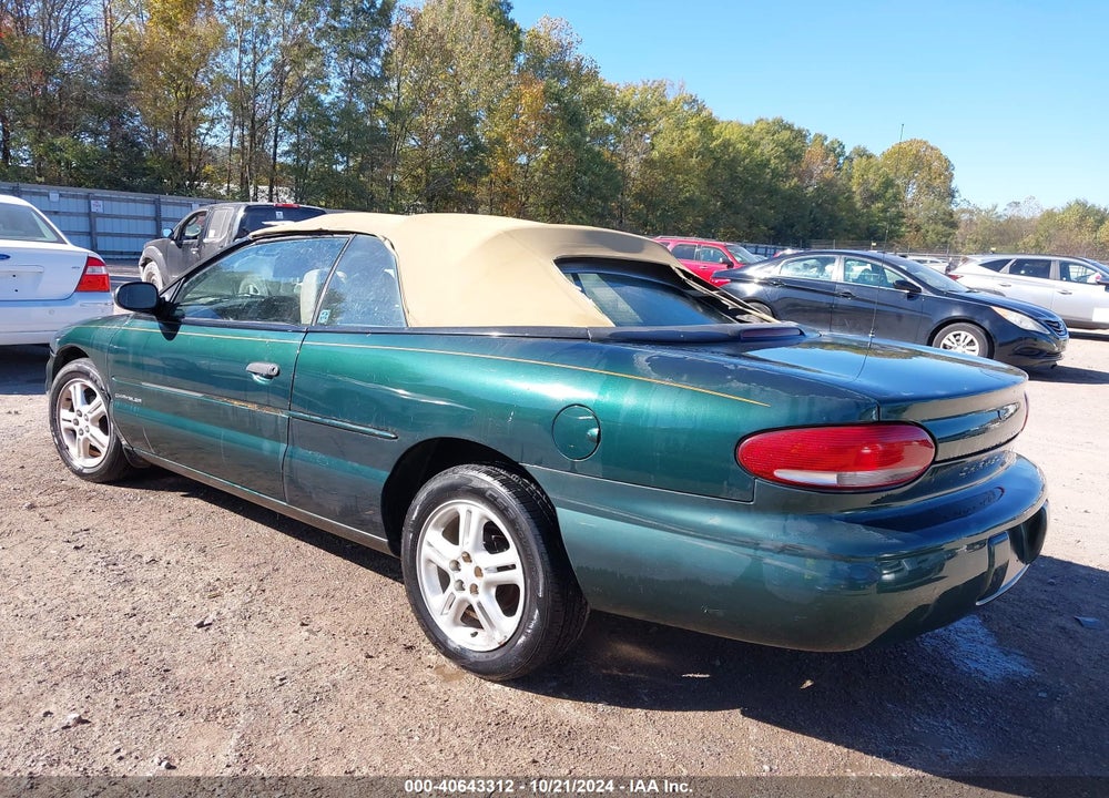 1999 CHRYSLER SEBRING JX VIN: 3C3EL45H1XT548951