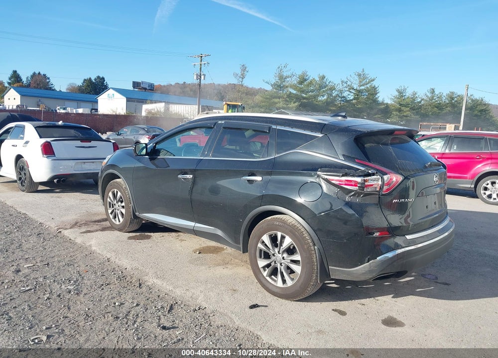 2017 NISSAN MURANO SL VIN: 5N1AZ2MH3HN192417
