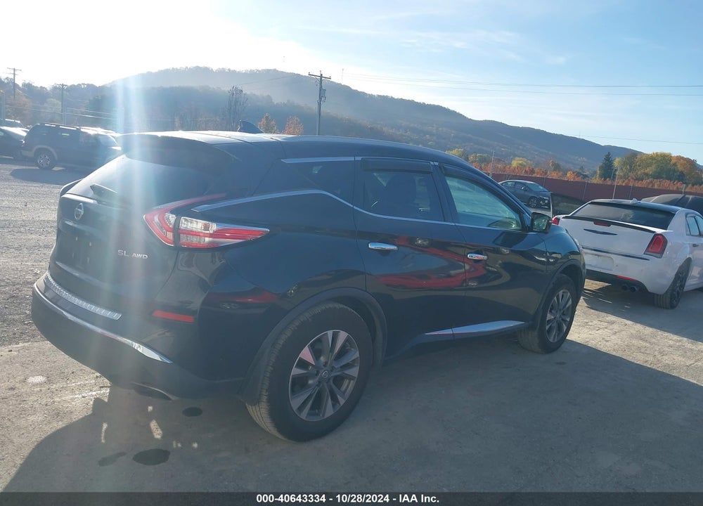 2017 NISSAN MURANO SL VIN: 5N1AZ2MH3HN192417