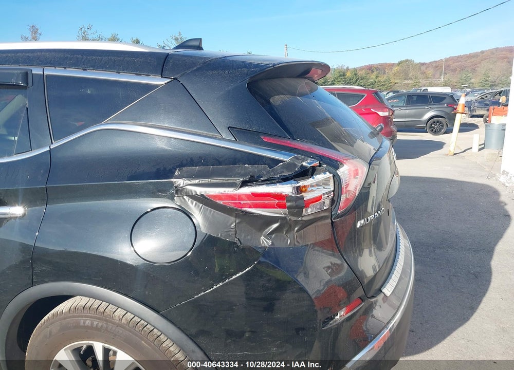 2017 NISSAN MURANO SL VIN: 5N1AZ2MH3HN192417