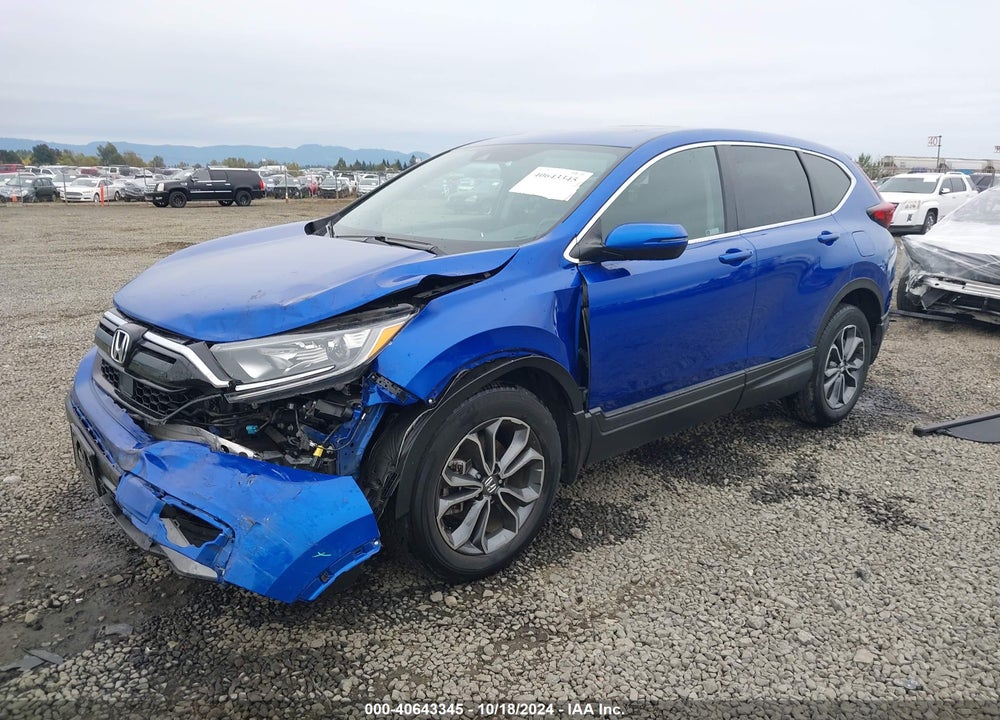 2021 HONDA CR-V AWD EX-L VIN: 7FARW2H81ME011256
