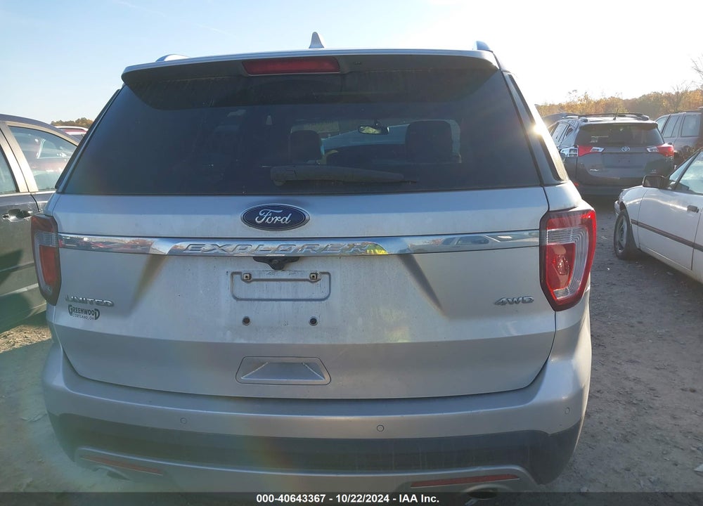 2017 FORD EXPLORER LIMITED VIN: 1FM5K8F84HGC93508