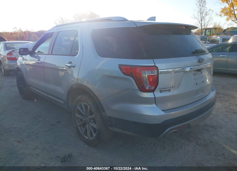 2017 FORD EXPLORER LIMITED VIN: 1FM5K8F84HGC93508