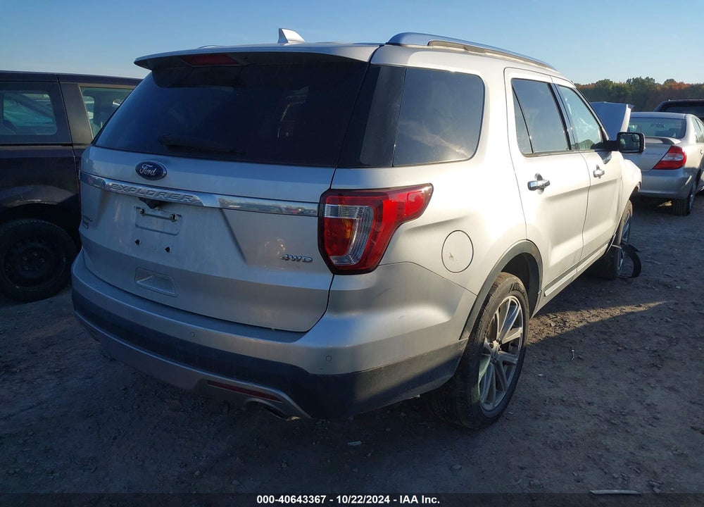 2017 FORD EXPLORER LIMITED VIN: 1FM5K8F84HGC93508