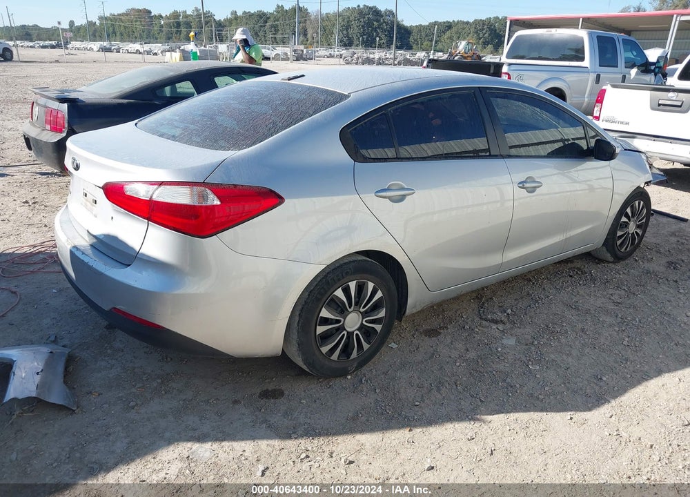 2015 KIA FORTE LX VIN: KNAFK4A61F5401614