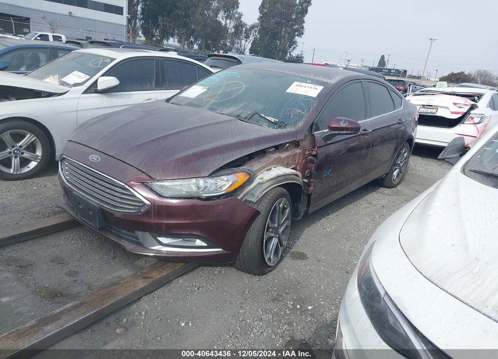 2017 FORD FUSION SE VIN: 3FA6P0HDXHR257598