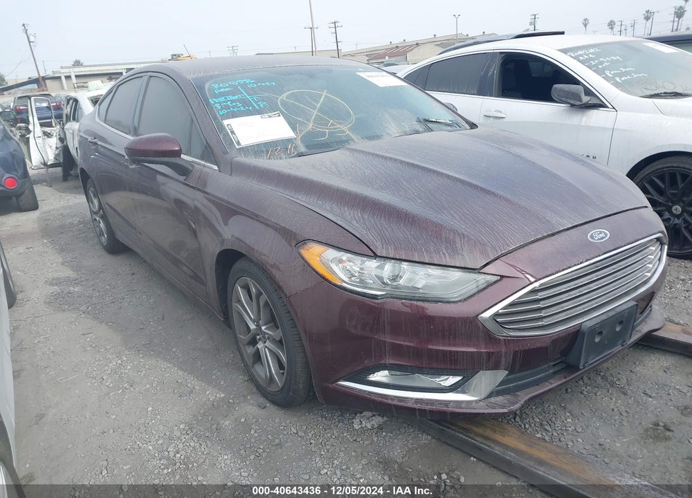 2017 FORD FUSION SE VIN: 3FA6P0HDXHR257598