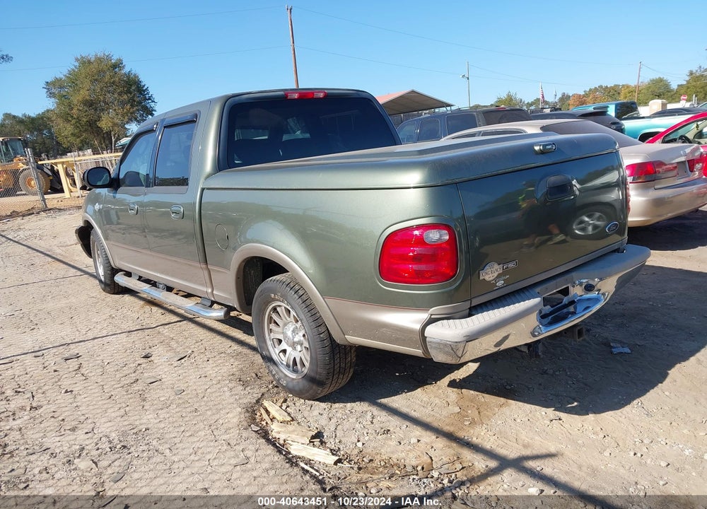 2003 FORD F-150 LARIAT/XLT VIN: 1FTRW07683KA56020
