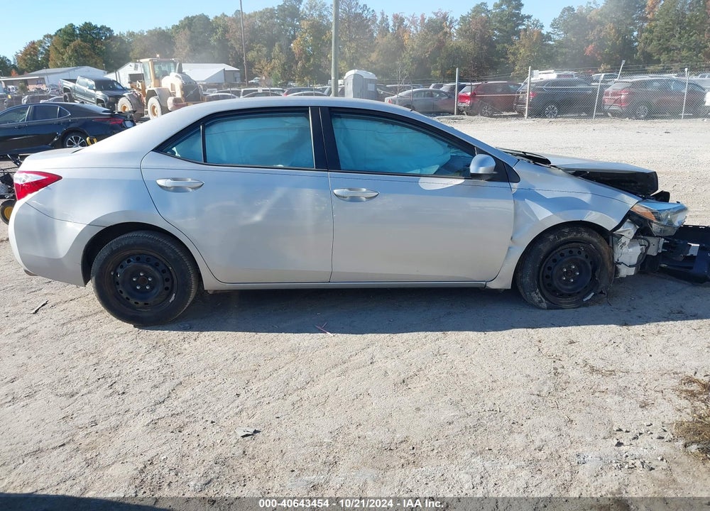2014 TOYOTA COROLLA LE VIN: 2T1BURHE7EC207760