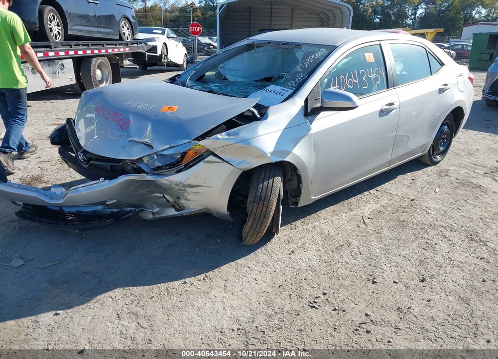2014 TOYOTA COROLLA LE VIN: 2T1BURHE7EC207760