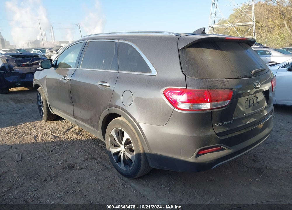 2016 KIA SORENTO 3.3L EX VIN: 5XYPH4A58GG182480