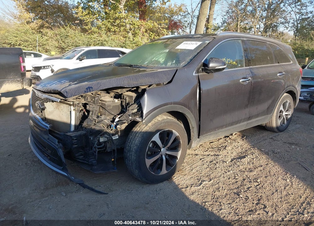 2016 KIA SORENTO 3.3L EX VIN: 5XYPH4A58GG182480