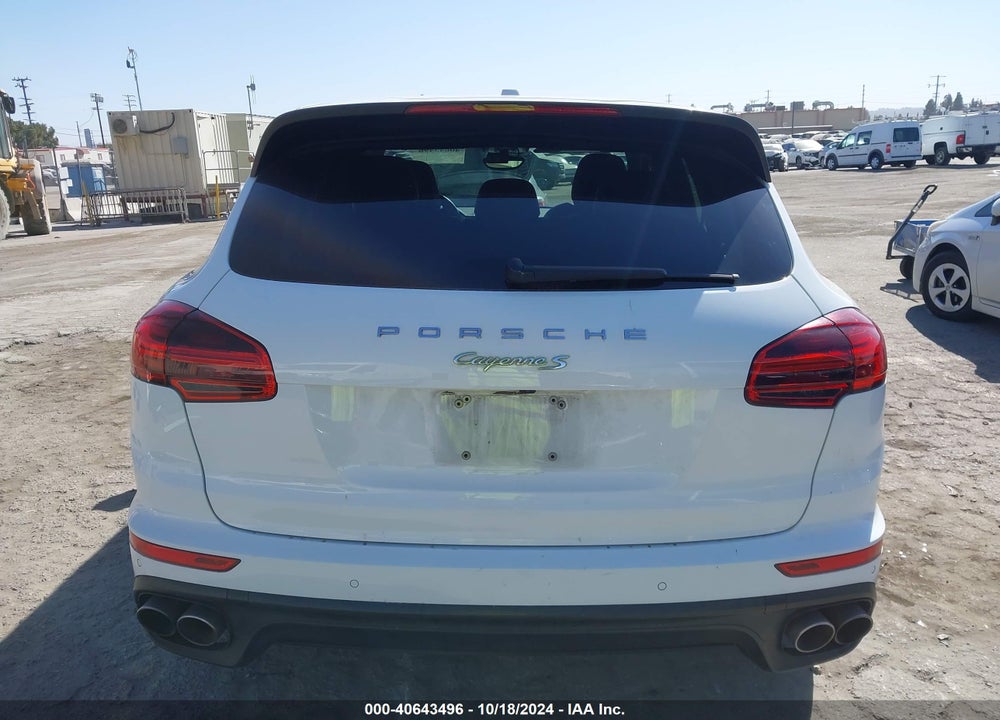 2017 PORSCHE CAYENNE E-HYBRID S PLATINUM EDITION VIN: WP1AE2A25HLA74766