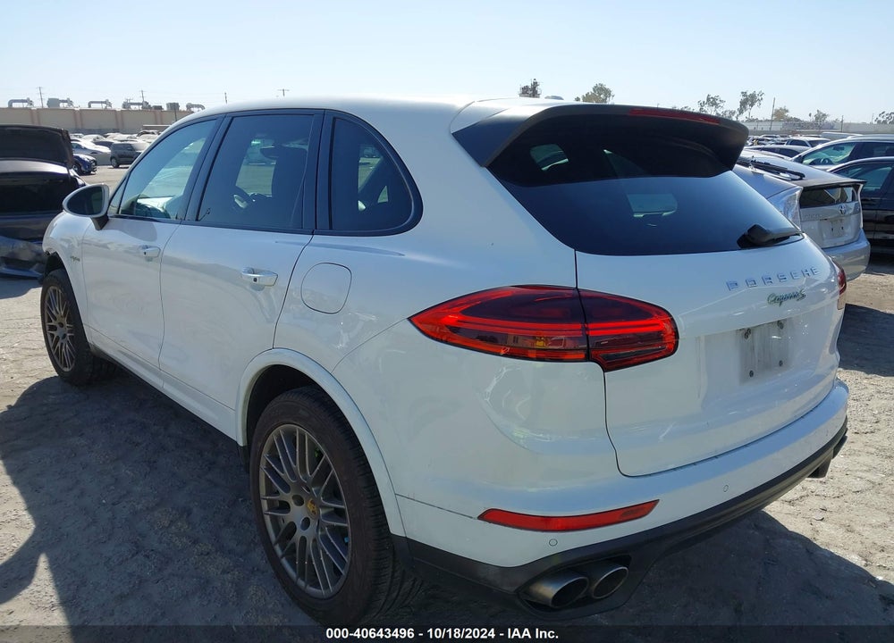 2017 PORSCHE CAYENNE E-HYBRID S PLATINUM EDITION VIN: WP1AE2A25HLA74766