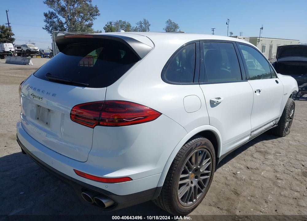 2017 PORSCHE CAYENNE E-HYBRID S PLATINUM EDITION VIN: WP1AE2A25HLA74766