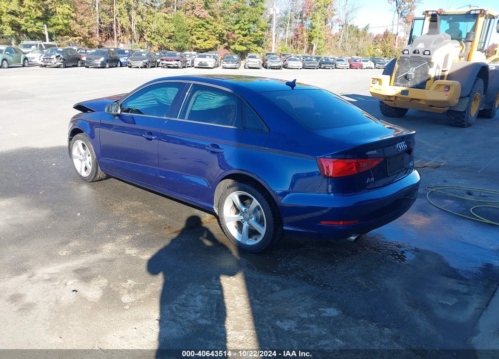 2015 AUDI A3 2.0T PREMIUM VIN: WAUBFGFF1F1007843