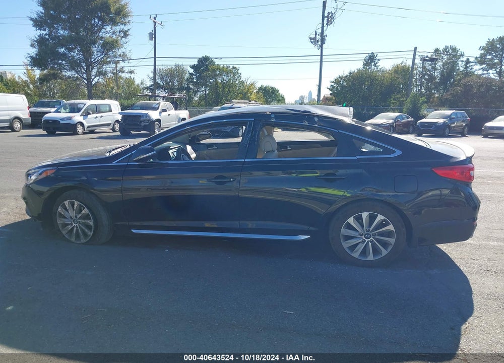 2016 HYUNDAI SONATA SPORT VIN: 5NPE34AF9GH333480