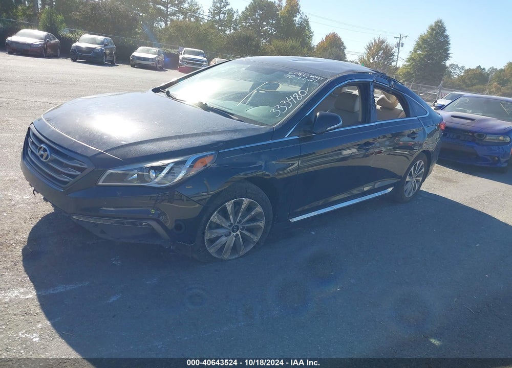 2016 HYUNDAI SONATA SPORT VIN: 5NPE34AF9GH333480