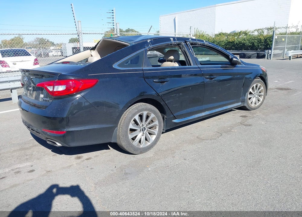 2016 HYUNDAI SONATA SPORT VIN: 5NPE34AF9GH333480