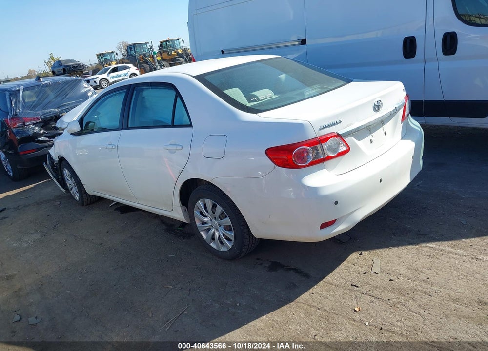 2012 TOYOTA COROLLA LE VIN: 5YFBU4EE6CP021986