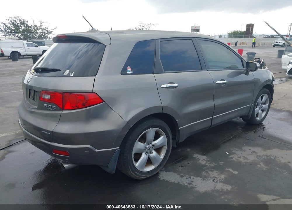 2008 ACURA RDX BASE (A5) VIN: 5J8TB18218A012281