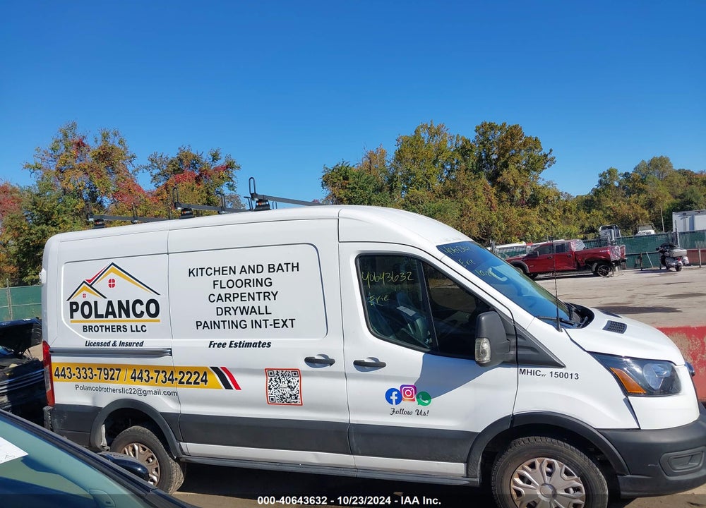 2021 FORD TRANSIT-250 CARGO VAN VIN: 1FTBR1C81MKA37543