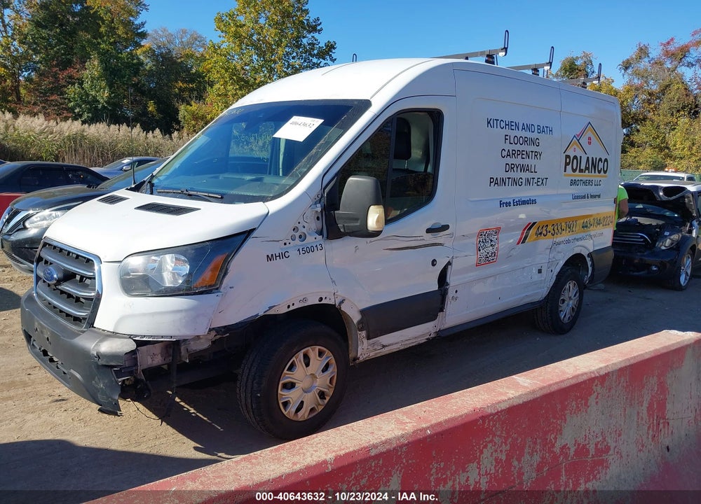 2021 FORD TRANSIT-250 CARGO VAN VIN: 1FTBR1C81MKA37543