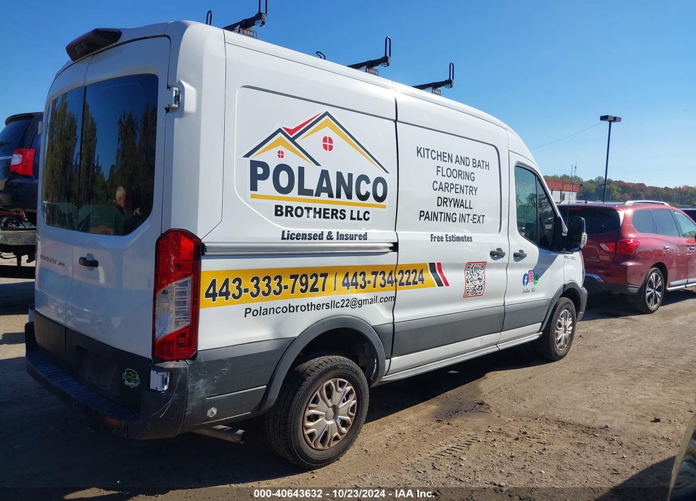 2021 FORD TRANSIT-250 CARGO VAN VIN: 1FTBR1C81MKA37543