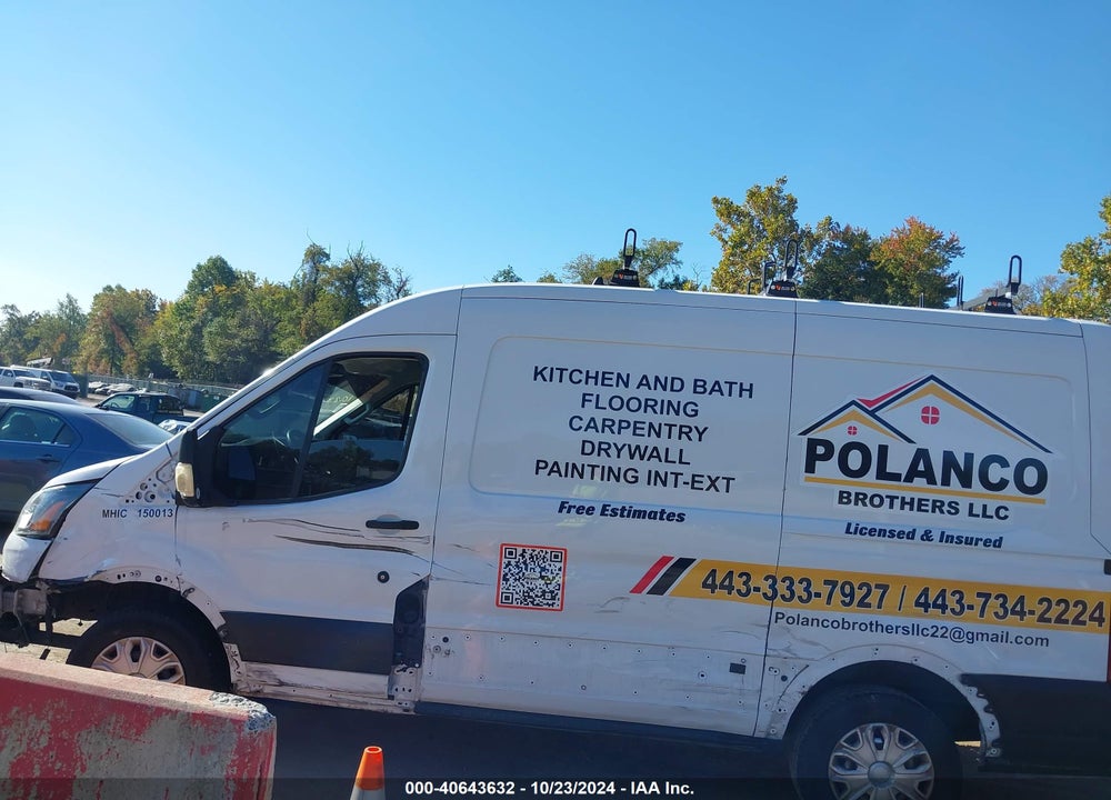 2021 FORD TRANSIT-250 CARGO VAN VIN: 1FTBR1C81MKA37543