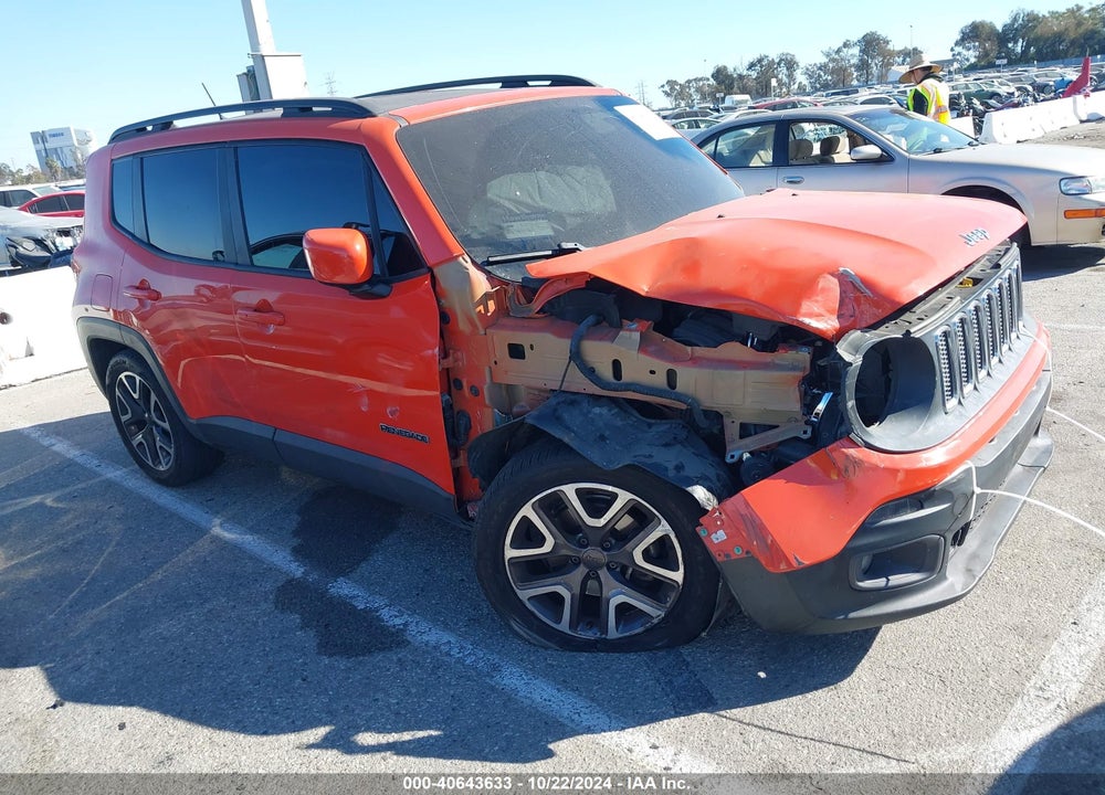 2015 JEEP RENEGADE LATITUDE VIN: ZACCJABT3FPC08724