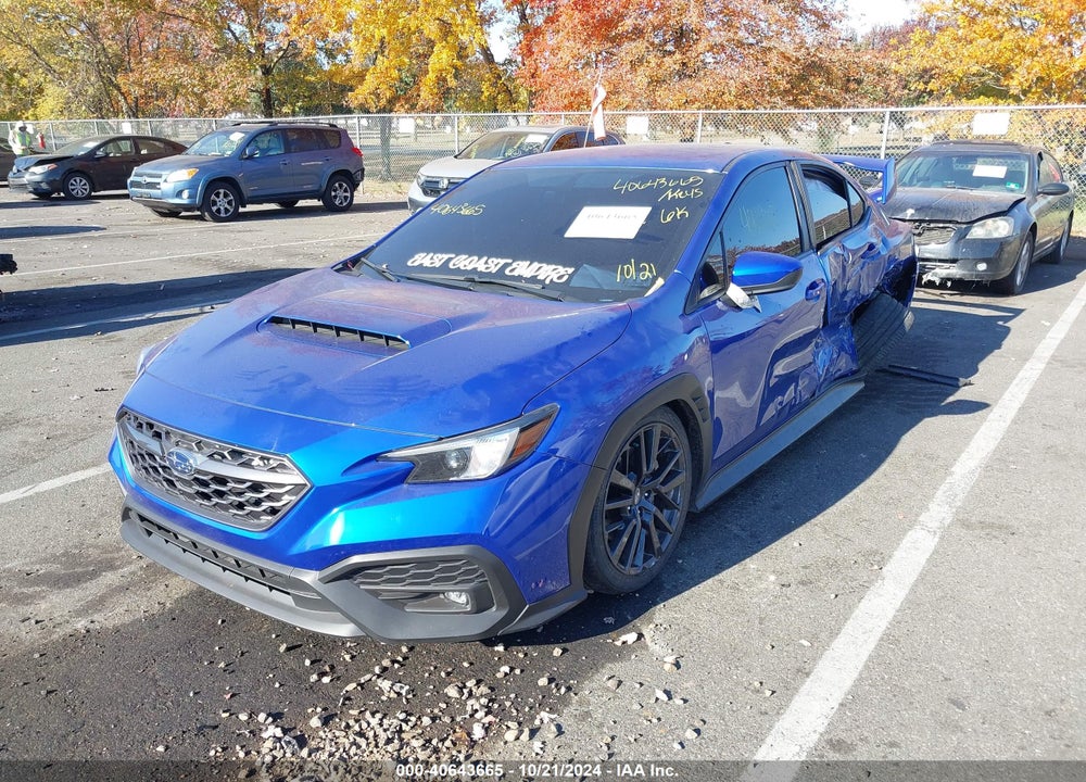 2023 SUBARU WRX PREMIUM VIN: JF1VBAF64P9808865