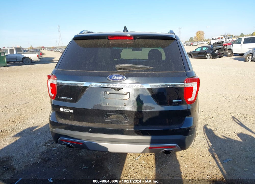 2016 FORD EXPLORER LIMITED VIN: 1FM5K8F89GGD23584