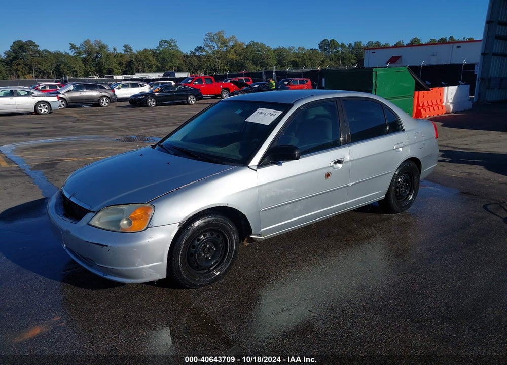 2001 HONDA CIVIC LX VIN: 2HGES16581H547900
