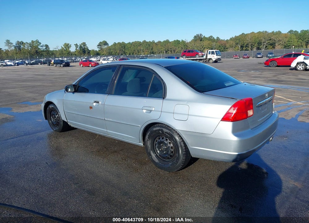 2001 HONDA CIVIC LX VIN: 2HGES16581H547900