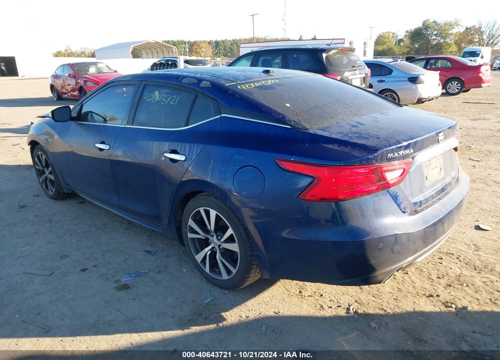 2016 NISSAN MAXIMA 3.5 PLATINUM VIN: 1N4AA6AP2GC382319