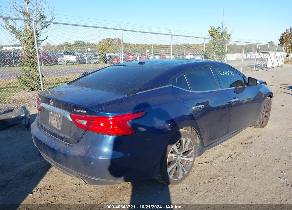 2016 NISSAN MAXIMA 3.5 PLATINUM VIN: 1N4AA6AP2GC382319
