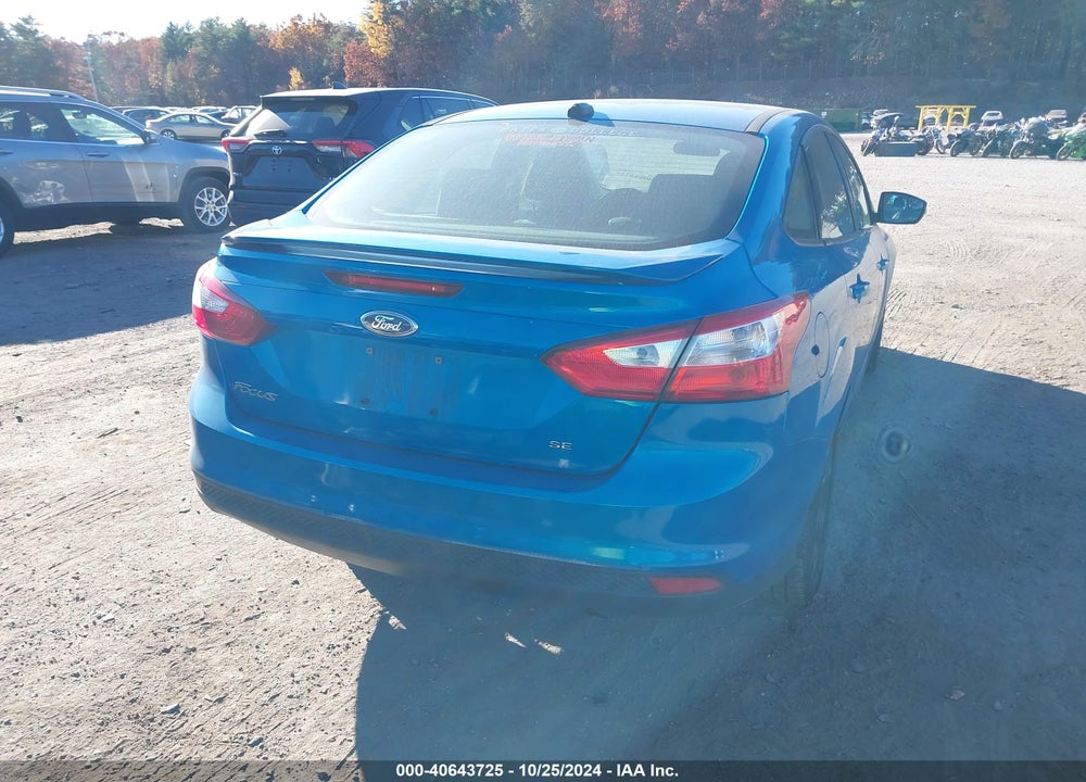 2012 FORD FOCUS SE VIN: 1FAHP3F29CL389383