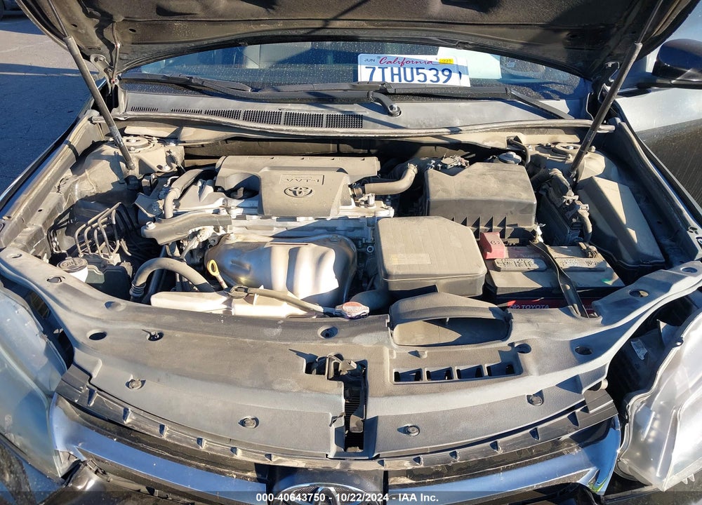 2016 TOYOTA CAMRY SE VIN: 4T1BF1FK4GU598890