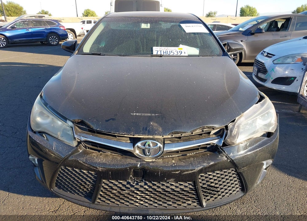 2016 TOYOTA CAMRY SE VIN: 4T1BF1FK4GU598890