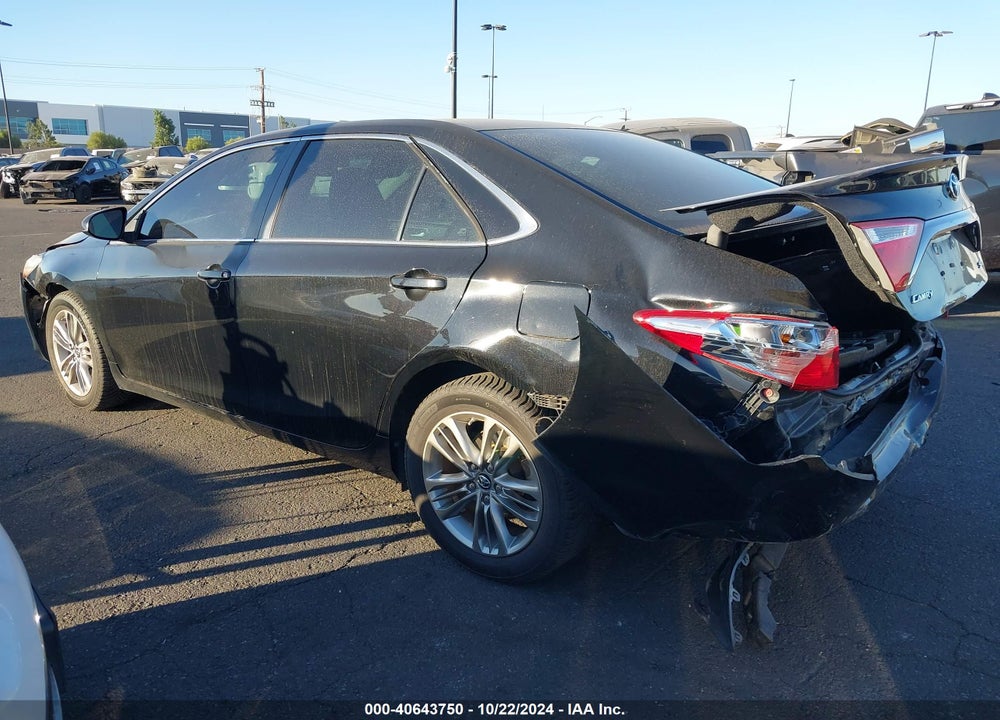 2016 TOYOTA CAMRY SE VIN: 4T1BF1FK4GU598890