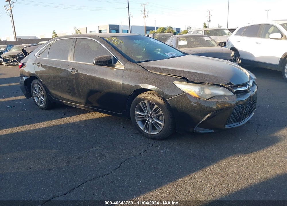 2016 TOYOTA CAMRY SE VIN: 4T1BF1FK4GU598890