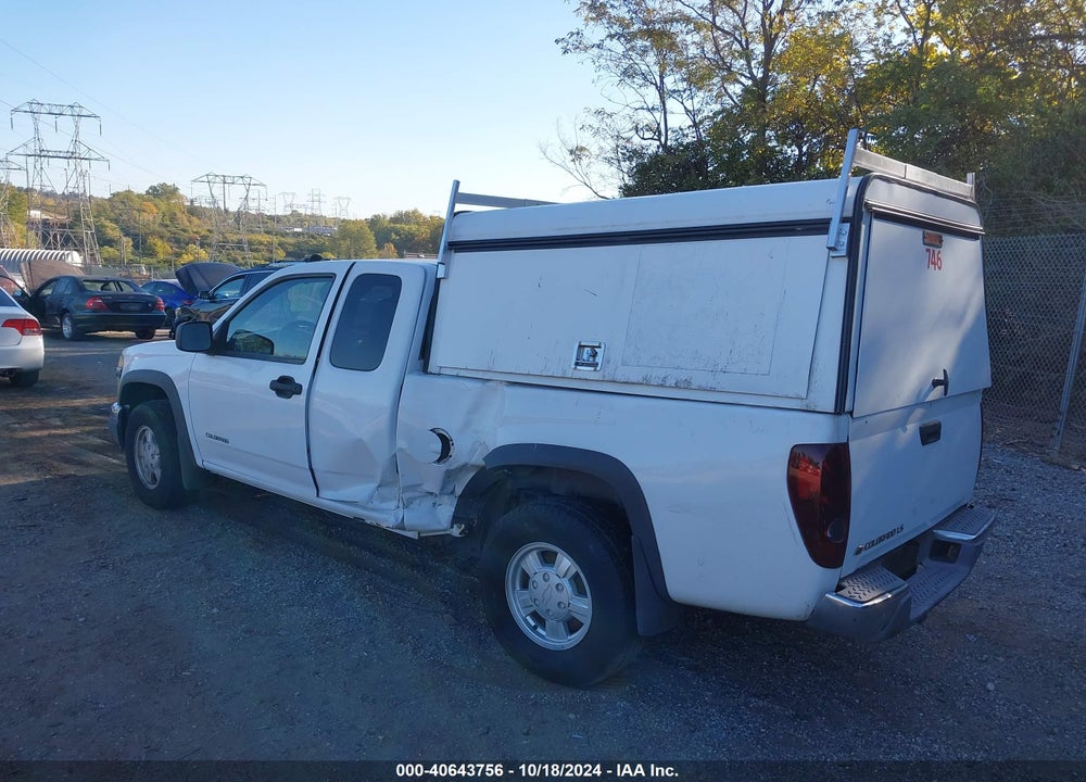 2005 CHEVROLET COLORADO LS VIN: 1GCDT196558183362