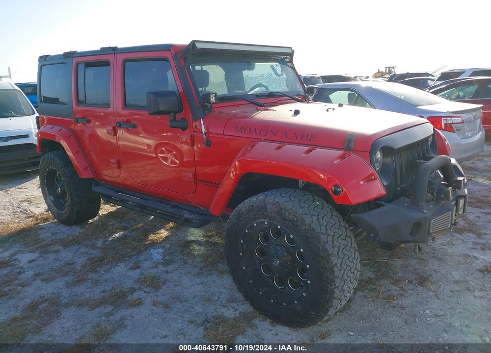 2015 ANGLER JEEP WR UNLIMITED SPORT VIN: 1C4HJWDG1FL519267